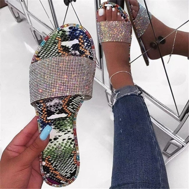 Rhinestone  Wild Beach Sandals