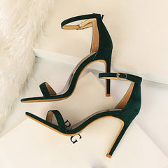 Simple High Heel Stiletto Sandals