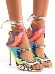 "Firebird" Rainbow Sandals Inspired by Sophia Webster