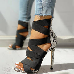 Rhinestone Gladiator Sandals