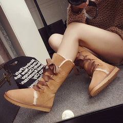 Knee High Lace Up  Inspired Boots