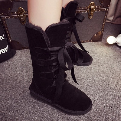 Knee High Lace Up  Inspired Boots