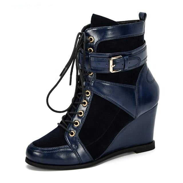 Wedge Heel Ankle Boots