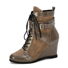 Wedge Heel Ankle Boots