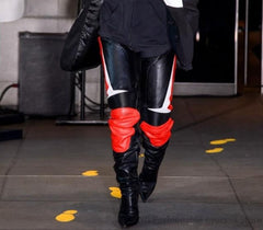 Vetements Inspired PU Thigh High Boots