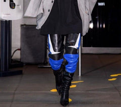 Vetements Inspired PU Thigh High Boots