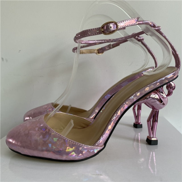 Flamingo High Heel Sandals