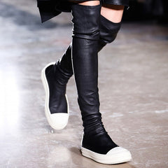 Rick Owens Inspired Over The Knee Boots