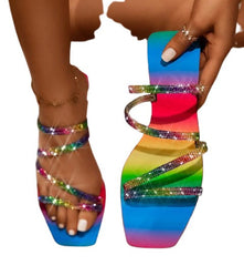 Rainbow Outdoor Beach Slippers