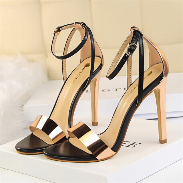 Strappy Stiletto Heel Sandals