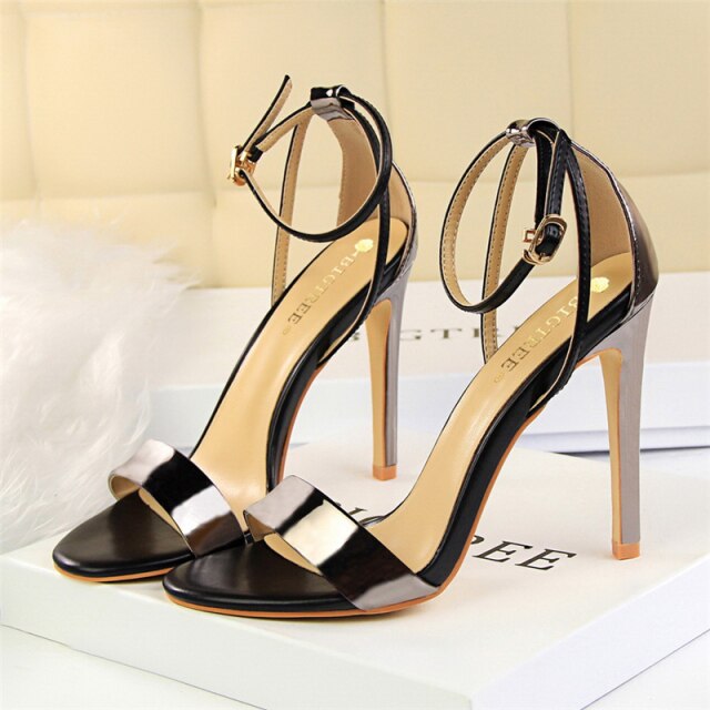 Strappy Stiletto Heel Sandals