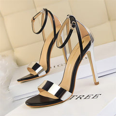 Strappy Stiletto Heel Sandals