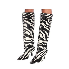 Zebra Stripe Isabel Marant D&G Inspired Boots