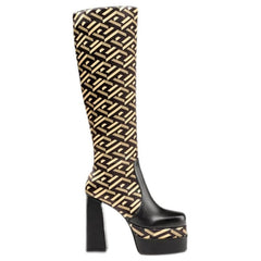 Knee High Platform Heel Boots