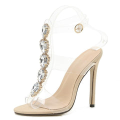 Sweet Style Rhinestone Sandals