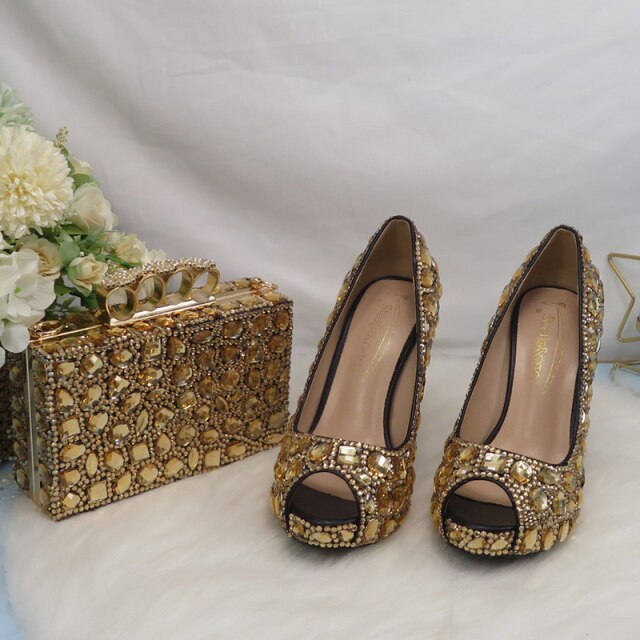 Crystal Studded Peacock Sandals