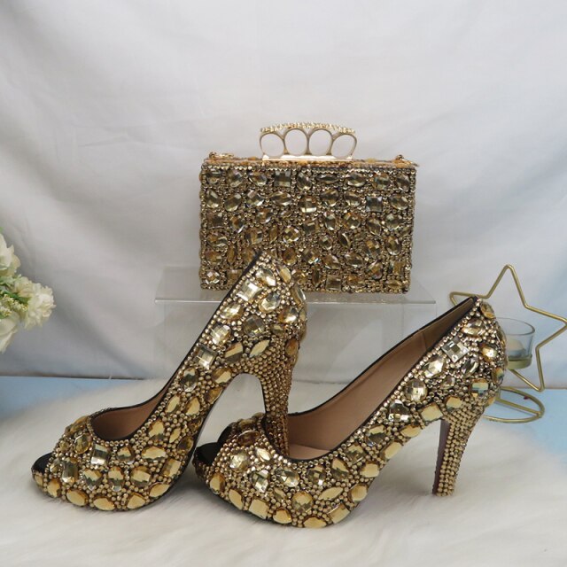 Crystal Studded Peacock Sandals