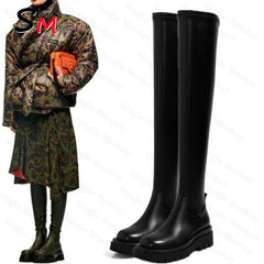 Black PU Rubber Rain Boots