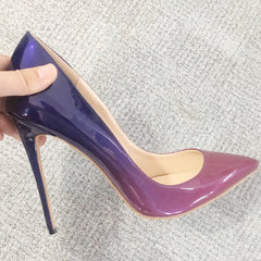 Patent Leather Pointed-toe Party Pumps