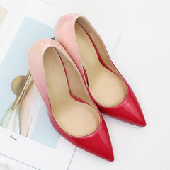 Patent Leather Pointed-toe Party Pumps