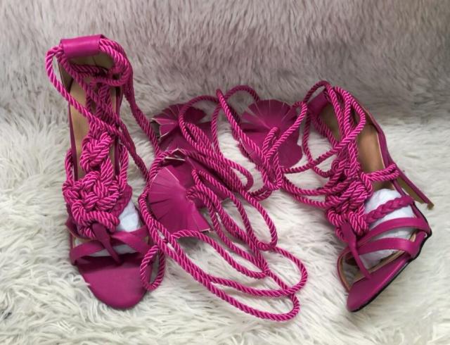 Rope Knot Lace-up  Sandals