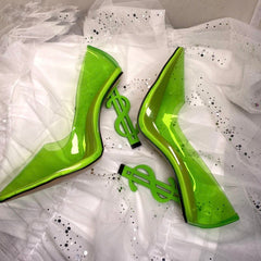 Shiny PVC Fashion Pumps