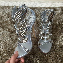 Rhinestone Angel Wings Sandals