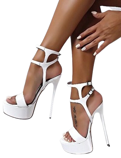 Ultra High Heel Platform Sandals